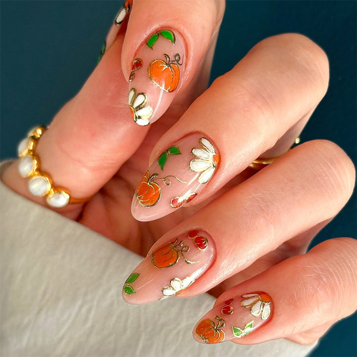 Elegant decorated artificial nail set Stornfield