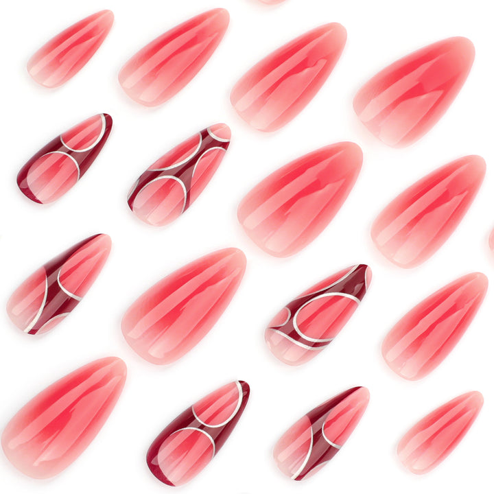 Artful and elegant stiletto nails Stornfield