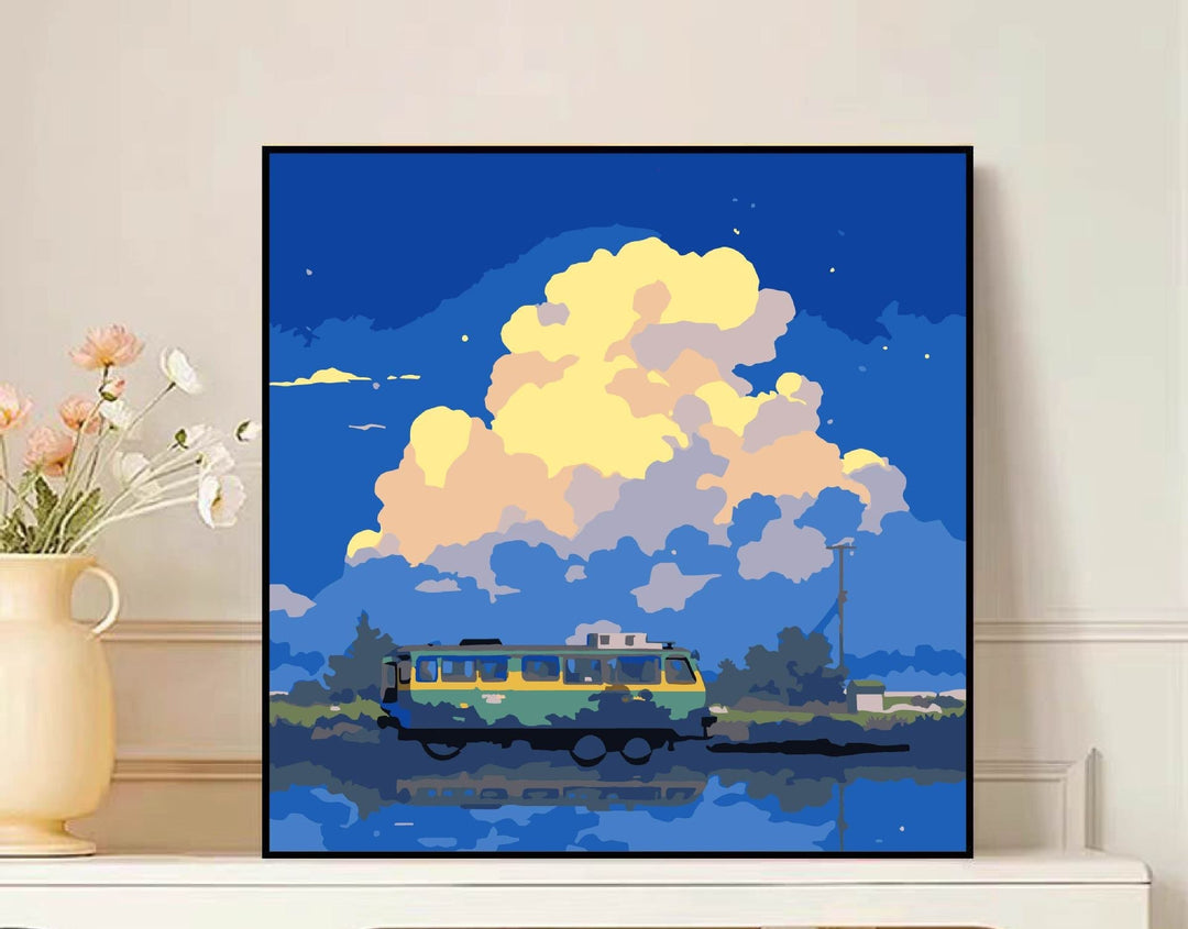 Scenic Mountain Landscape Canvas Art Stornfield