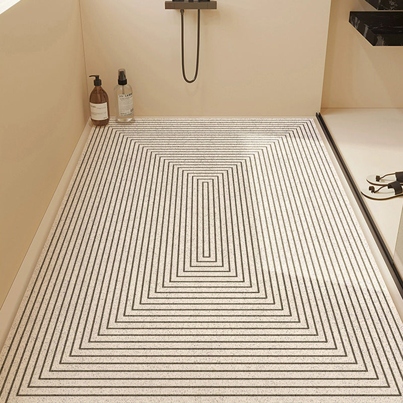 Textured Stripe Bathroom Mat