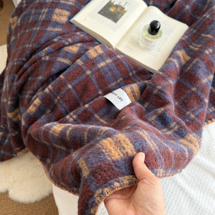 Cozy Flannel Throw Blanket