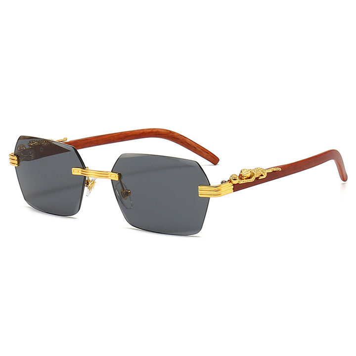 Ladies Designer Sunglasses with Artistic Wooden Frame and Elegant Glass Elements Stornfield