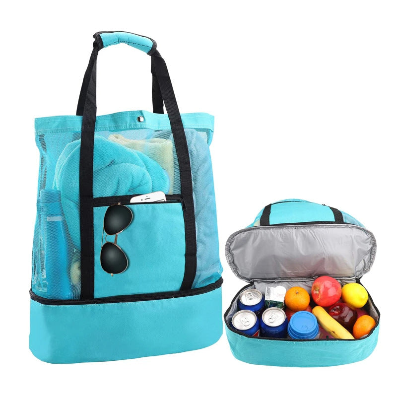 Unisex Spacious Square Shopping Bag with Insulated Interior Compartment Stornfield