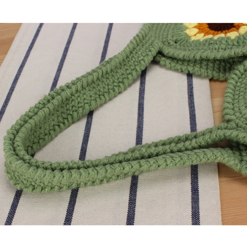 Creative crochet handbag with unique sunflower pattern Stornfield