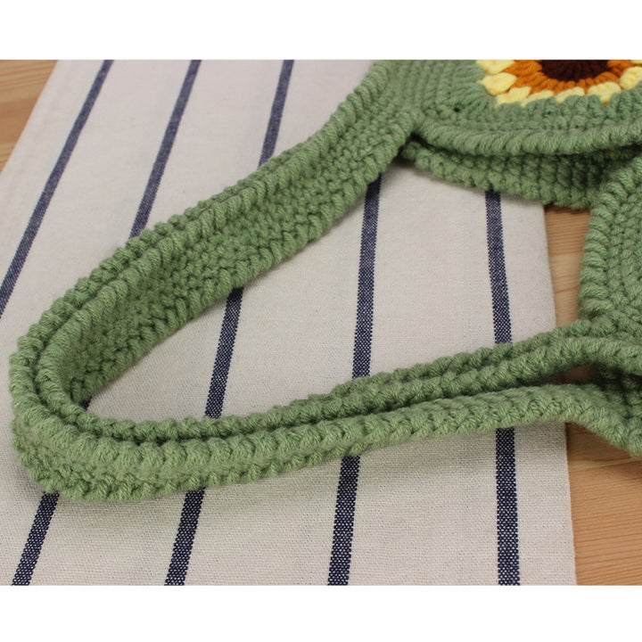 Creative crochet handbag with unique sunflower pattern Stornfield