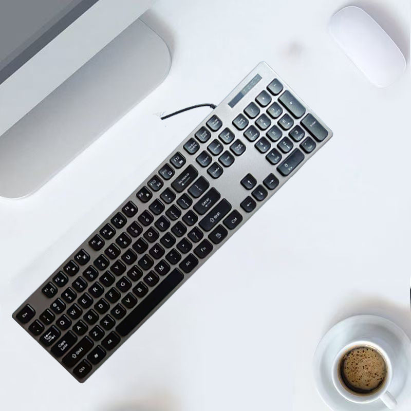 Wired Multimedia Keyboard with Ergonomic Design Stornfield