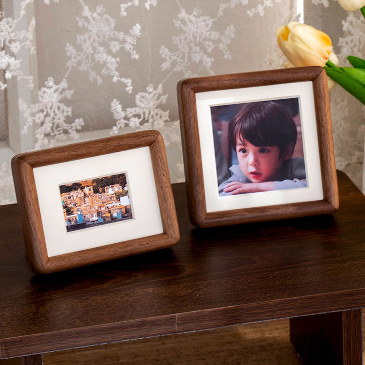 Natural Wood Decorative Photo Frame for Home