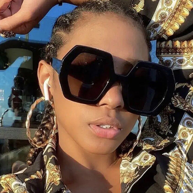 Women innovative hexagonal sunglasses Stornfield