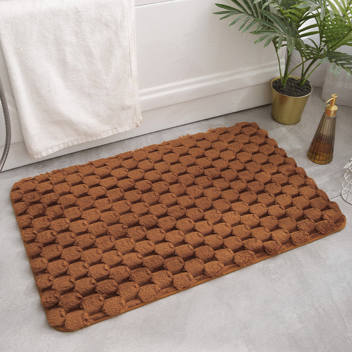 Soft Textured Bath Mat for Home