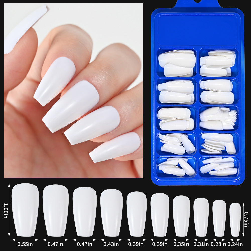 Luxurious Long Dual-Shape False Nail Set Stornfield