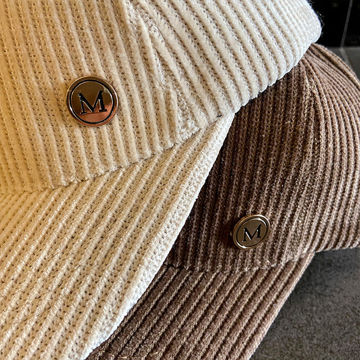 Women's Textured Corduroy Baseball Cap Stornfield