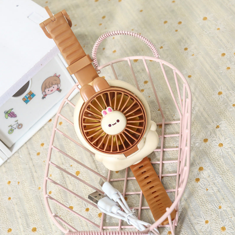 Ladies Portable Hand Fan in Cute Animal Design Stornfield