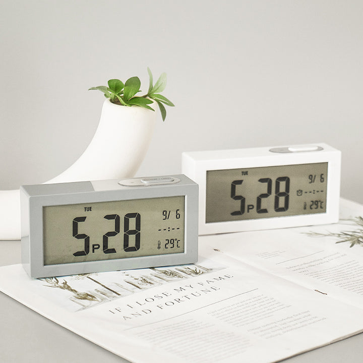 Digital Alarm Clock with Large Contrasting LED Display and Temperature Display Stornfield