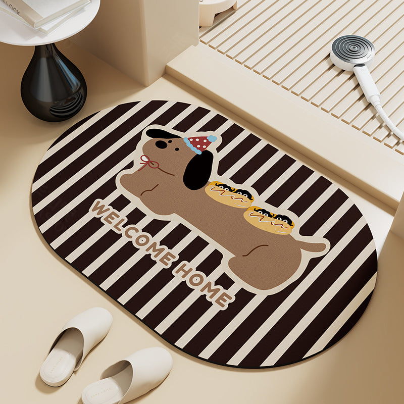 Decorative Bathroom Mat Stornfield