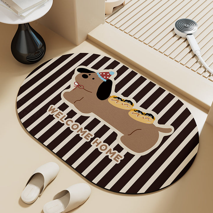 Decorative Bathroom Mat Stornfield