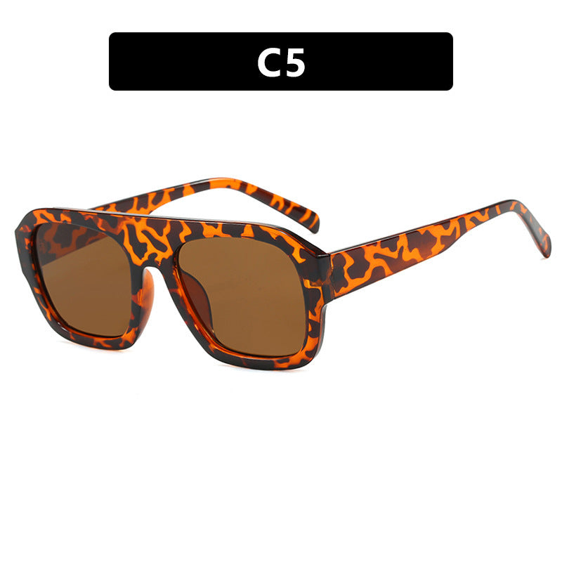 Women's oversized sunglasses with distinctive rectangular frame Stornfield