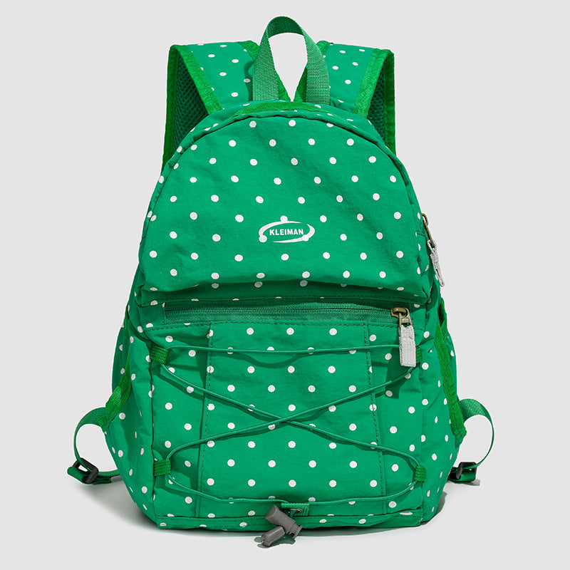 Trendy Polka Dot Casual Backpack Stornfield