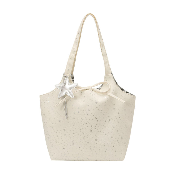 Stylish Multi-Pocket Canvas Tote Bag