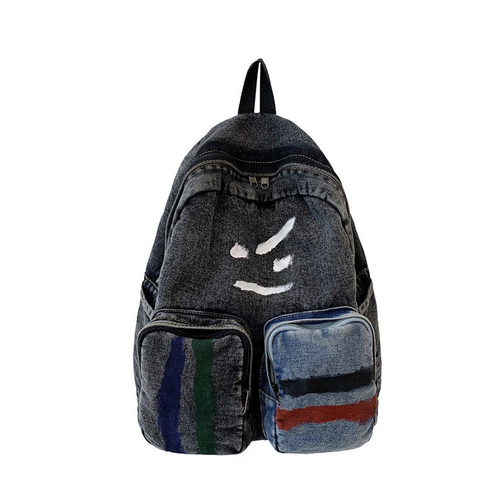 Artistic Denim Backpack Stornfield