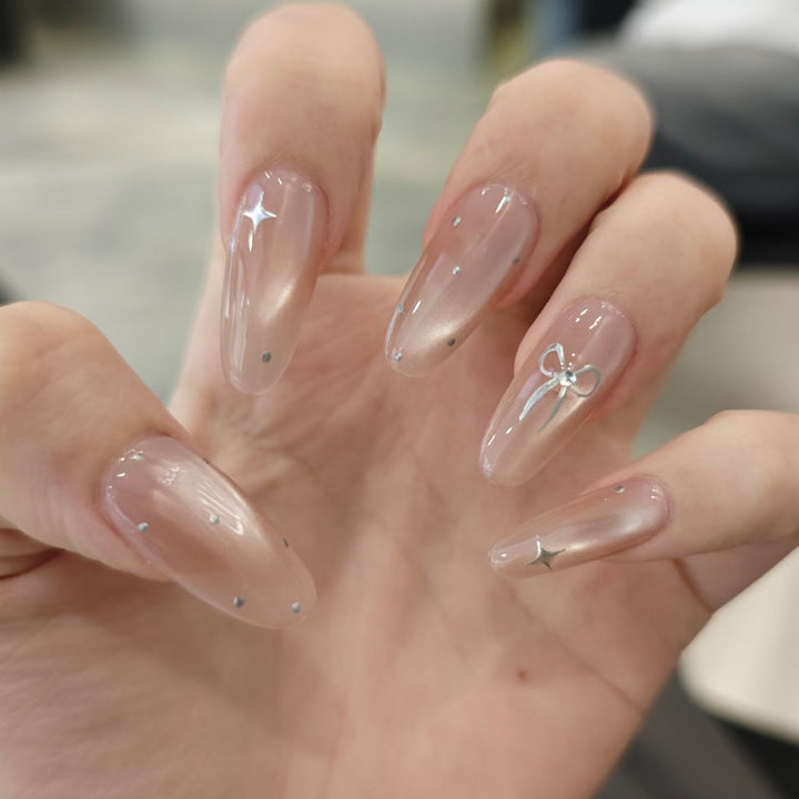 Decorative Glittery Press-On Nail Tips Stornfield