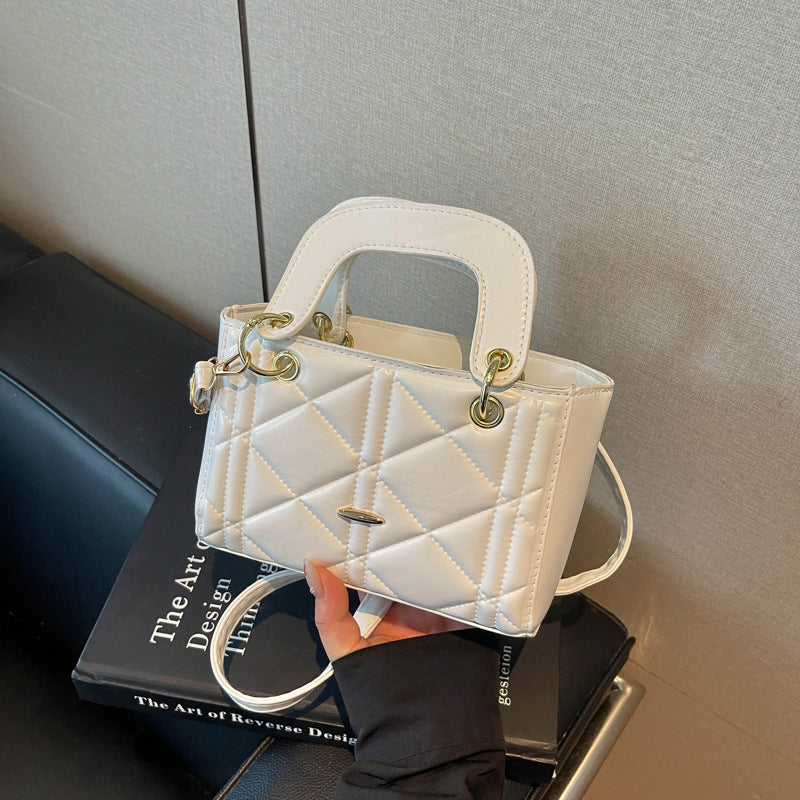 Quilted Mini Handheld Shoulder Bag