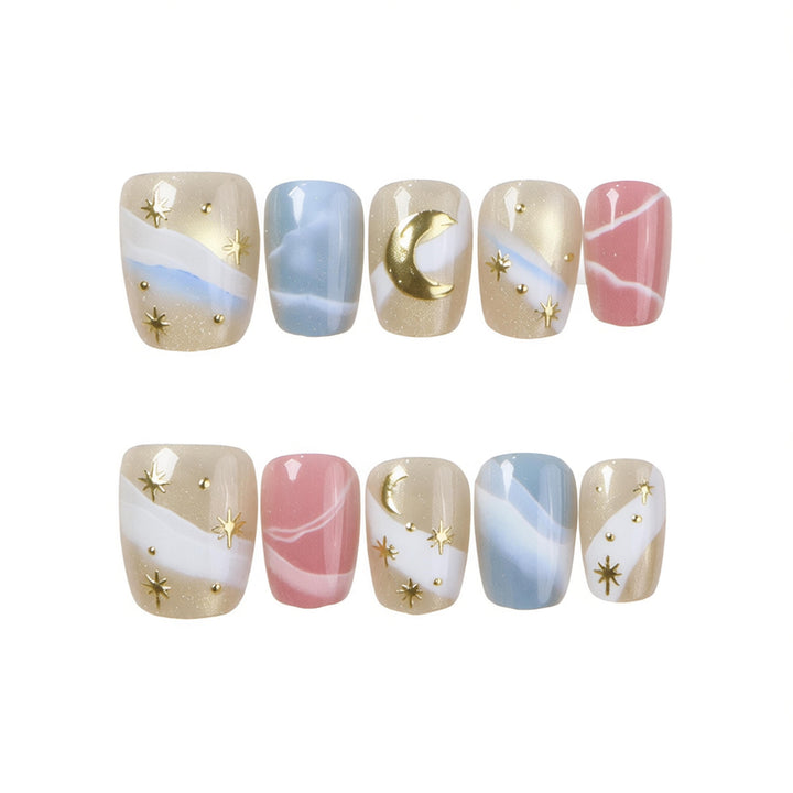 Celestial Themed Press-On Nail Set Stornfield