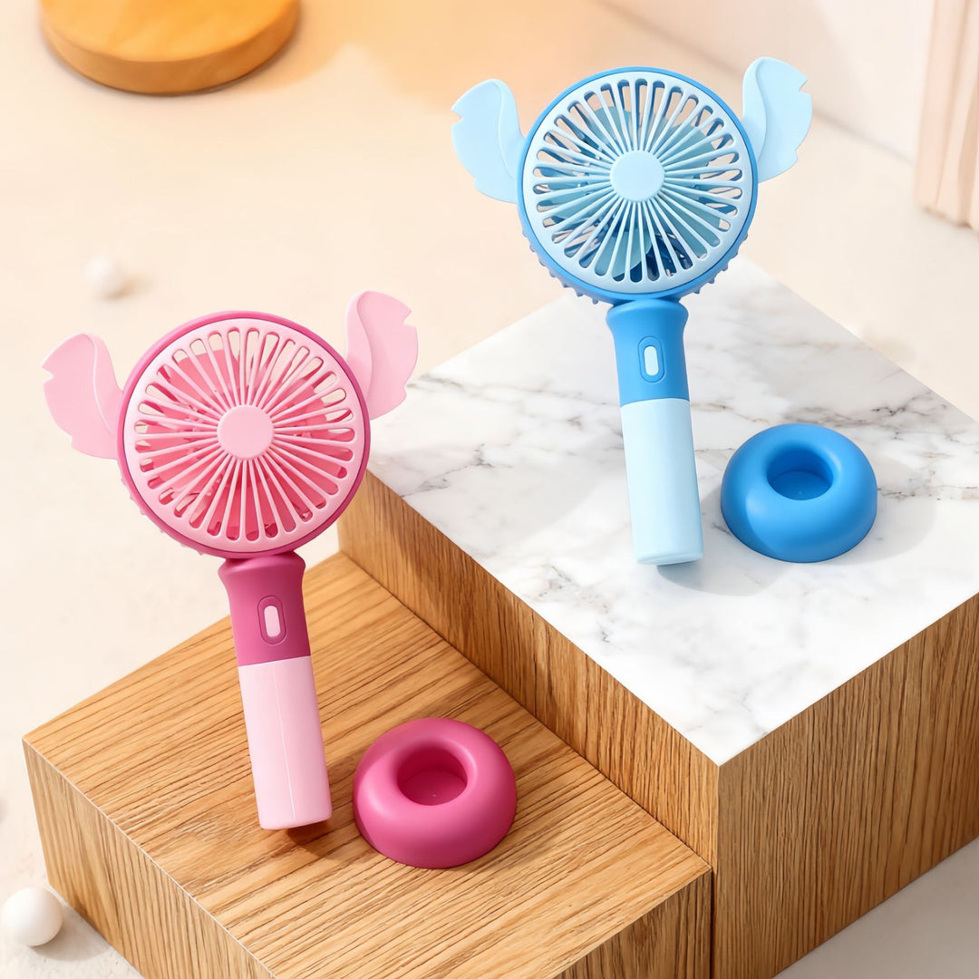 Ladies Hand Fan with Playful Design Stornfield