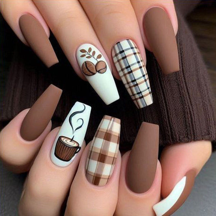 Floral Acrylic Nail Art Enhancements Stornfield 1789915509