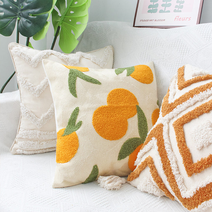 Round decorative cushion Stornfield