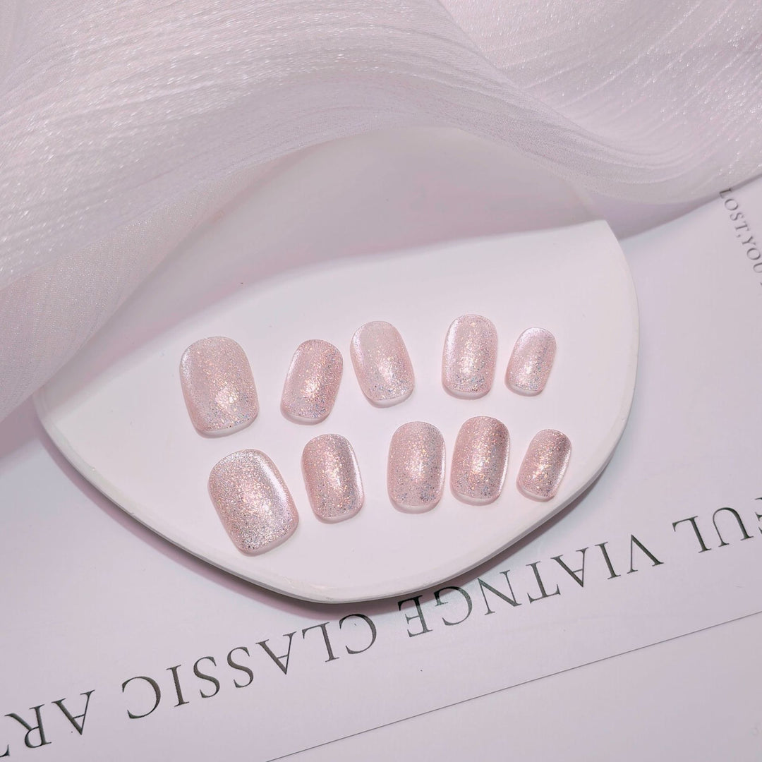Elegant French Tip Press-On Nails Stornfield