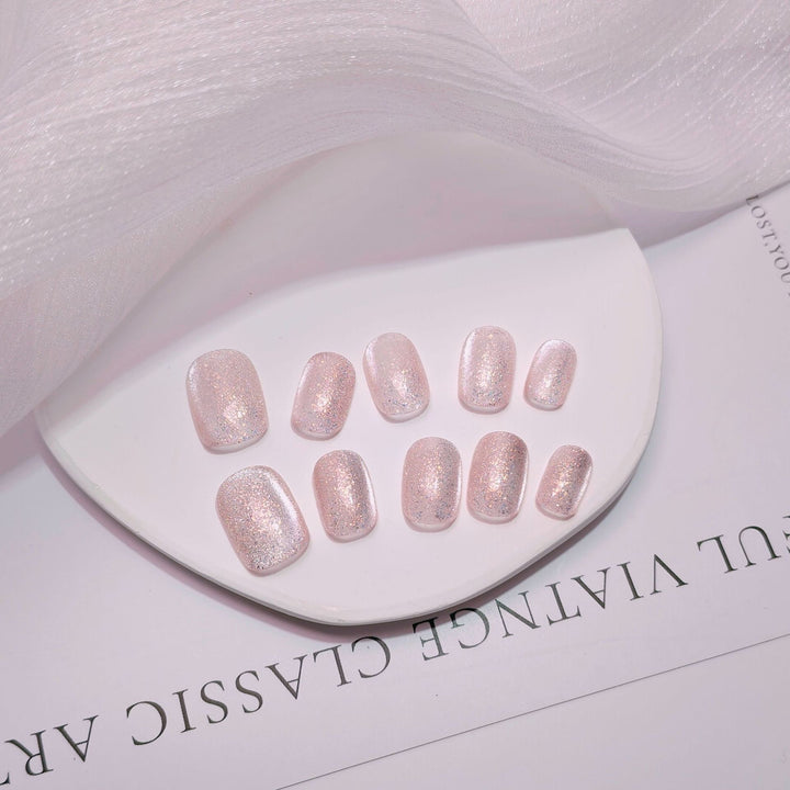 Elegant French Tip Press-On Nails Stornfield
