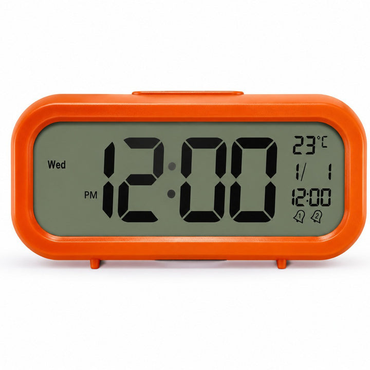 Digital alarm clock with temperature sensor and large LED display Stornfield