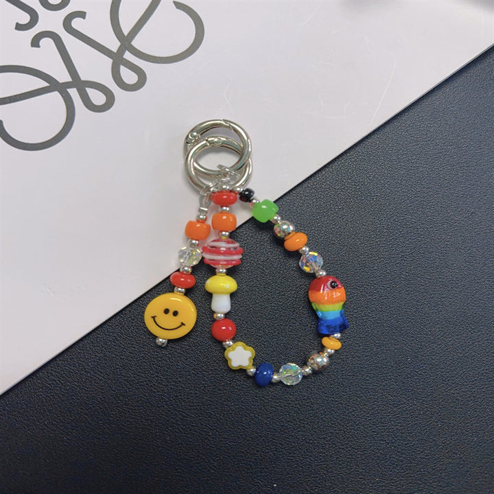 Decorative Beaded Charm Keychain Stornfield 1790135647