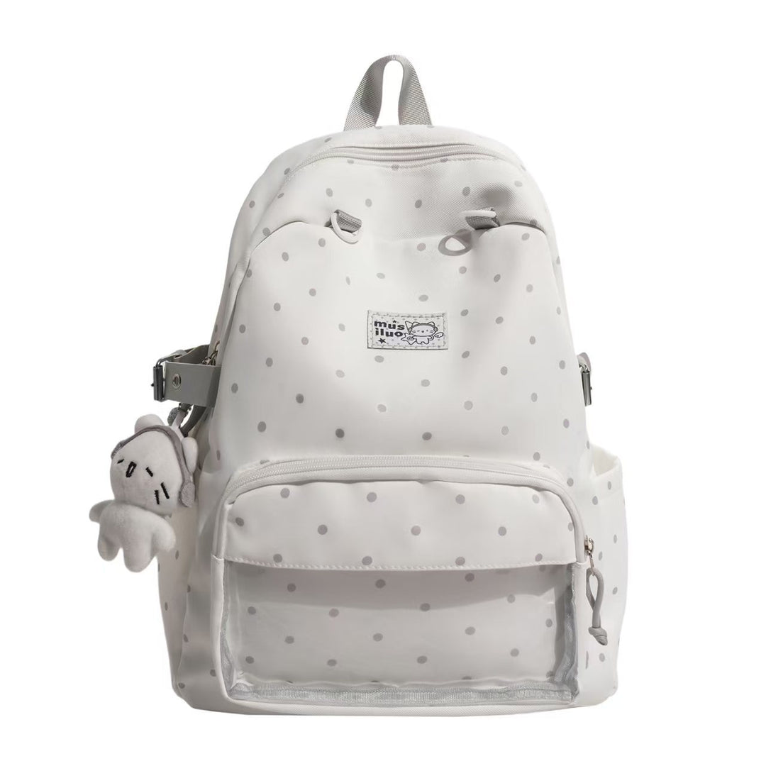 Polka Dot Embroidered Backpack Stornfield