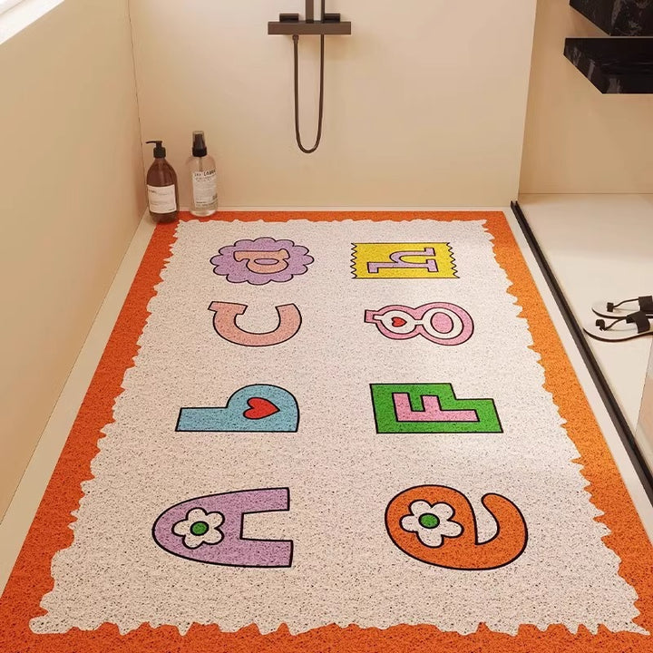 Fun Dinosaur-Themed Bathroom Mat Stornfield
