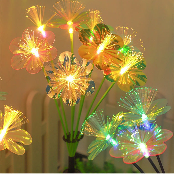 Decorative LED Fiber Optic Flower Stakes Bouquet Stornfield
