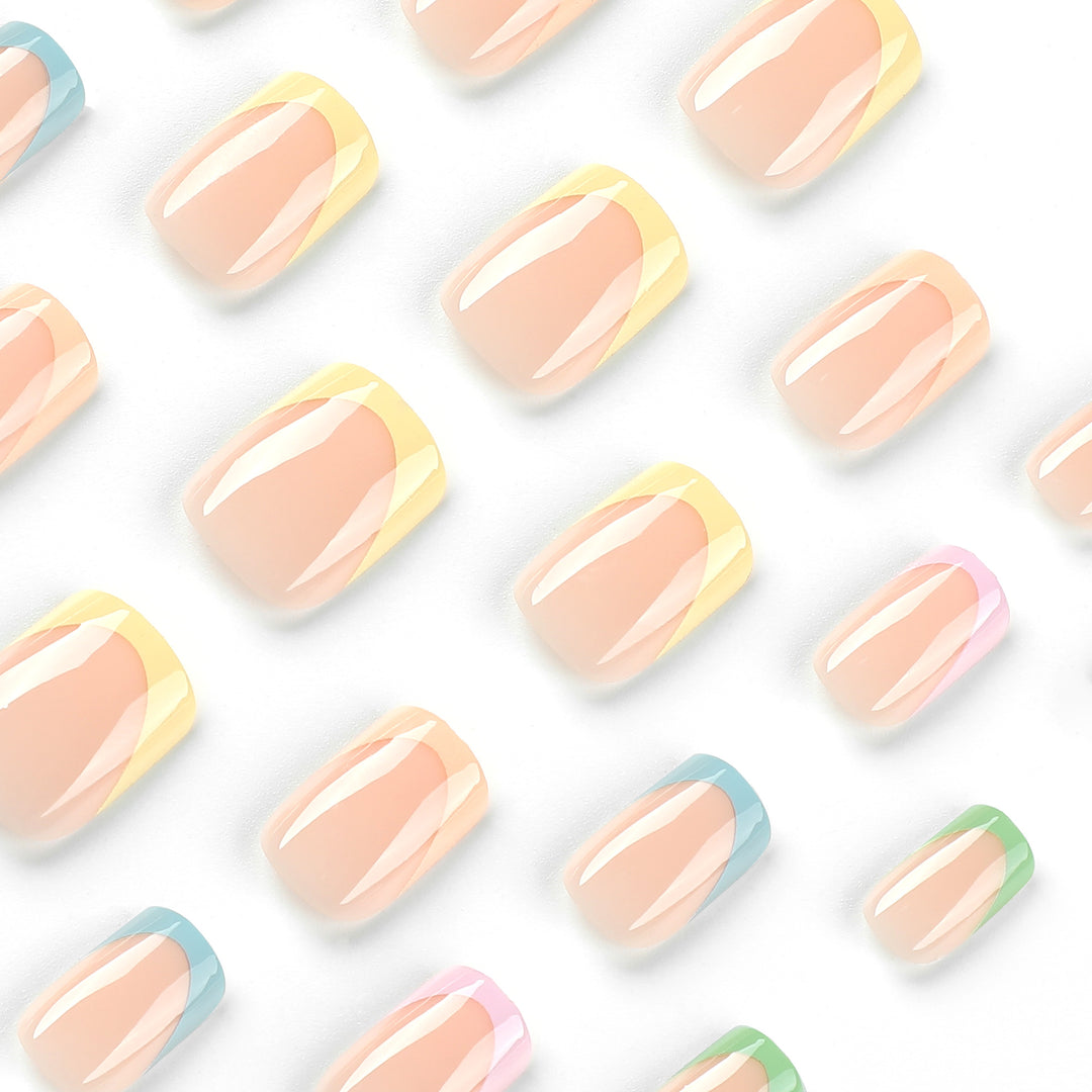 Artistic nail decoration with delicate gradient and elegant tips Stornfield