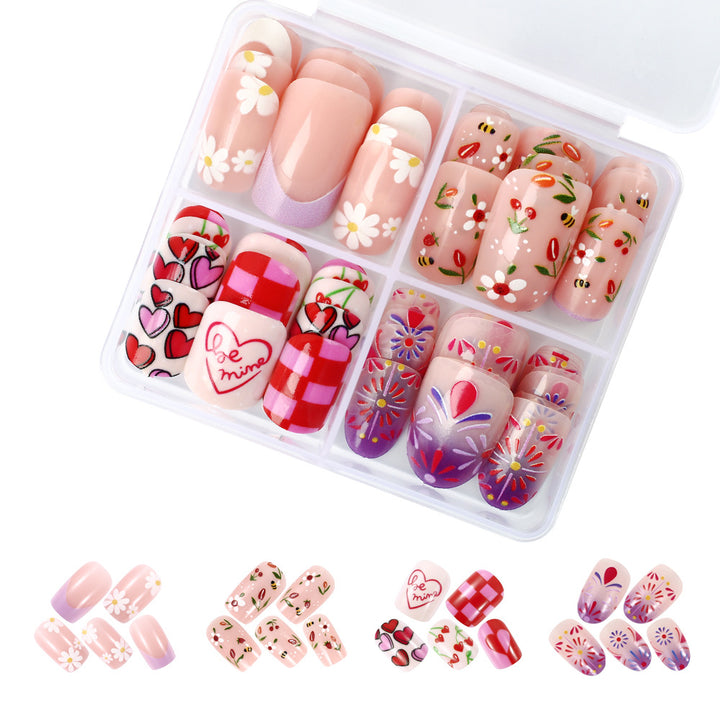 Artistic Press-On Nail Set Stornfield