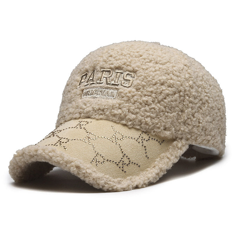 Women's Plush Faux Fur Baseball Cap Stornfield