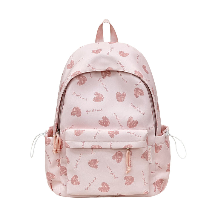 Heart-Pattern Casual Backpack Stornfield