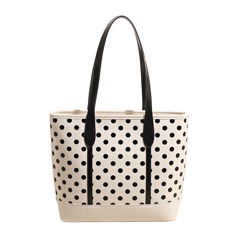 Polka Dot Print Casual Tote Stornfield
