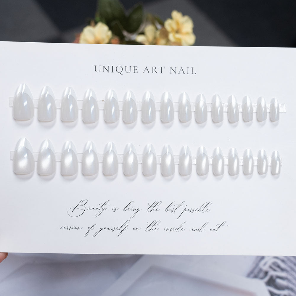 Versatile Press-On Nail Set with Unique Art Designs