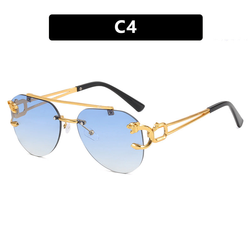 Women's unusual round sunglasses with decorative details Stornfield