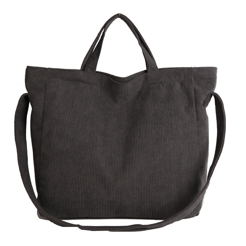 WoSoft Corduroy Tote Bag Stornfield