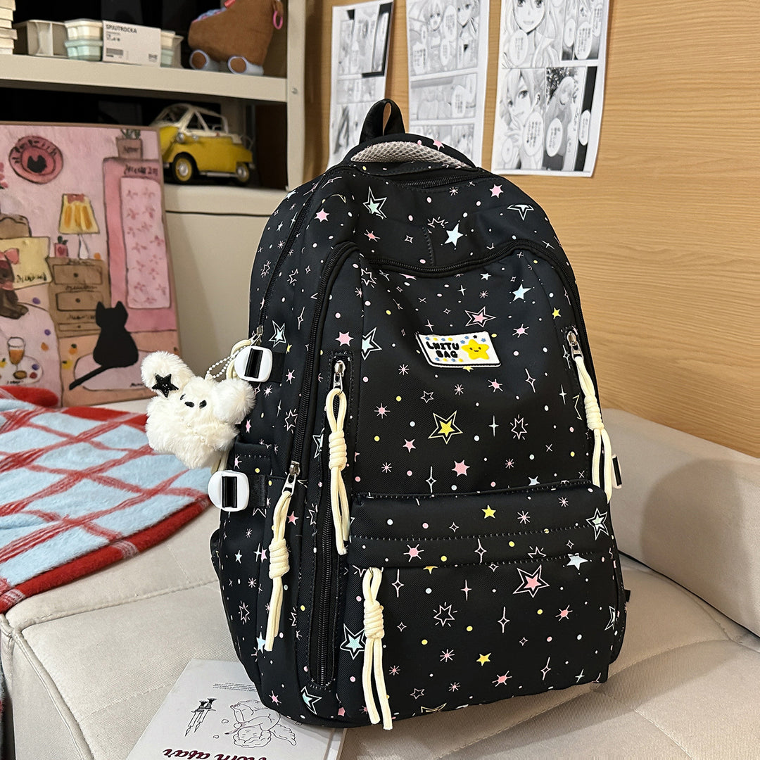 Fun Star-Printed Casual Backpack Stornfield