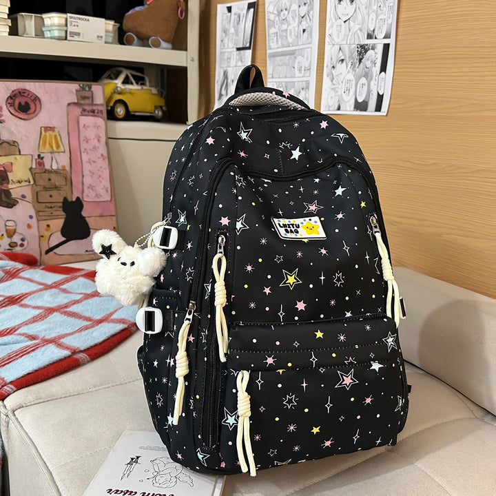 Fun Star-Printed Casual Backpack Stornfield