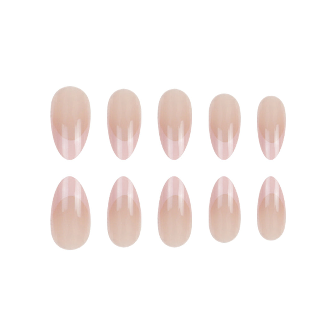 Elegant French Tip Press-On Nail Extensions Stornfield
