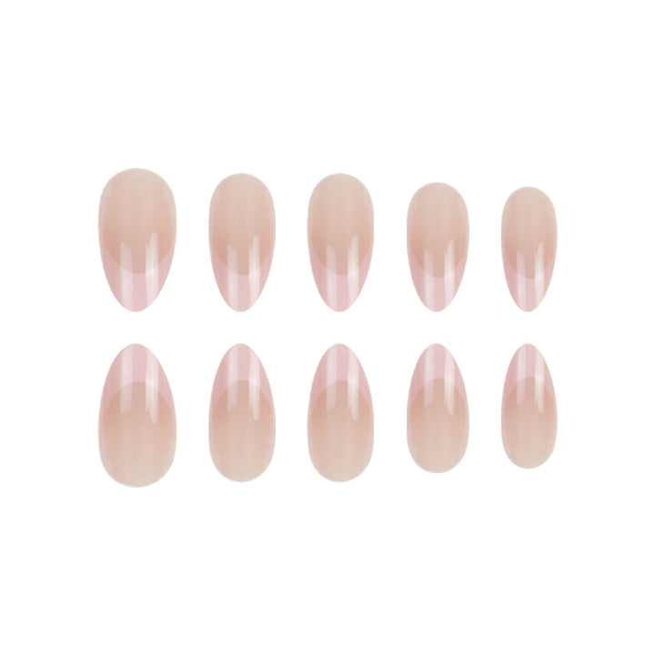 Elegant French Tip Press-On Nail Extensions Stornfield