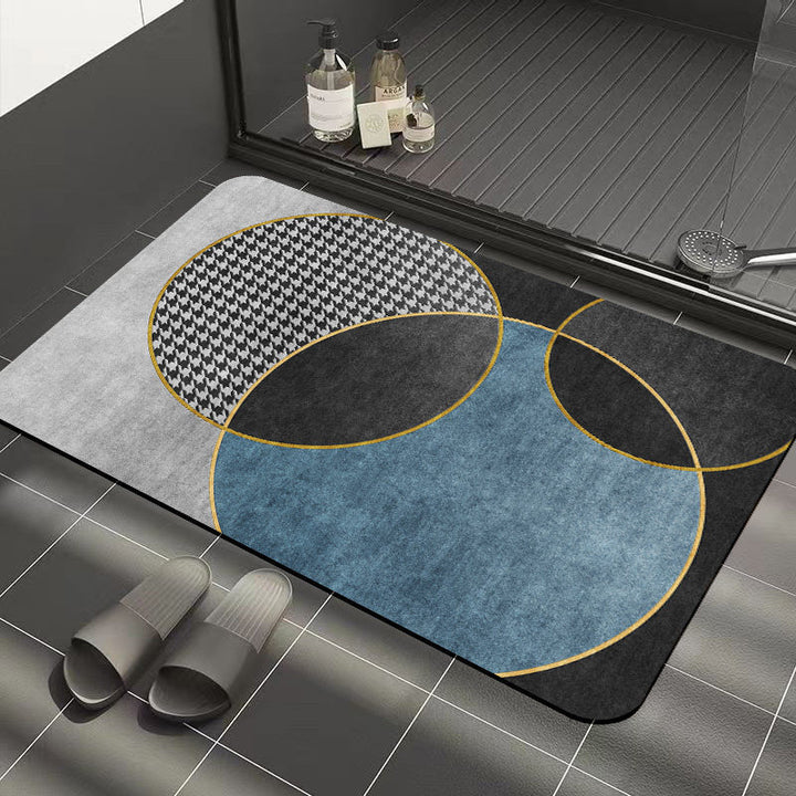 Abstract Geometric Design Area Rug