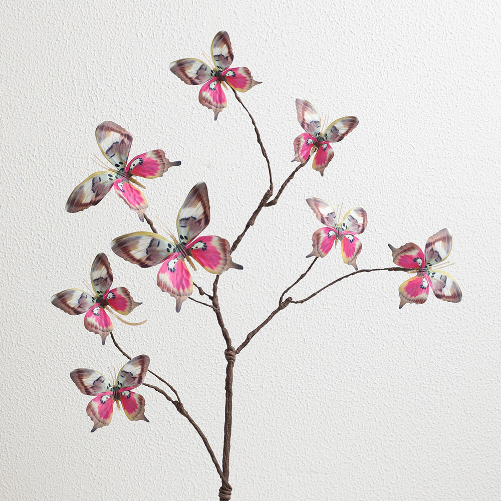 Decorative wall decoration with butterflies